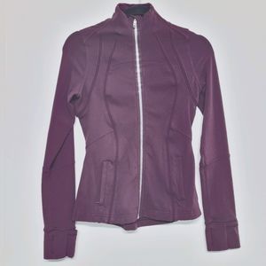 Lululemon purple full zip jacket size 4